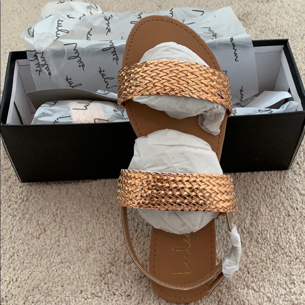 Rose Gold Sandals